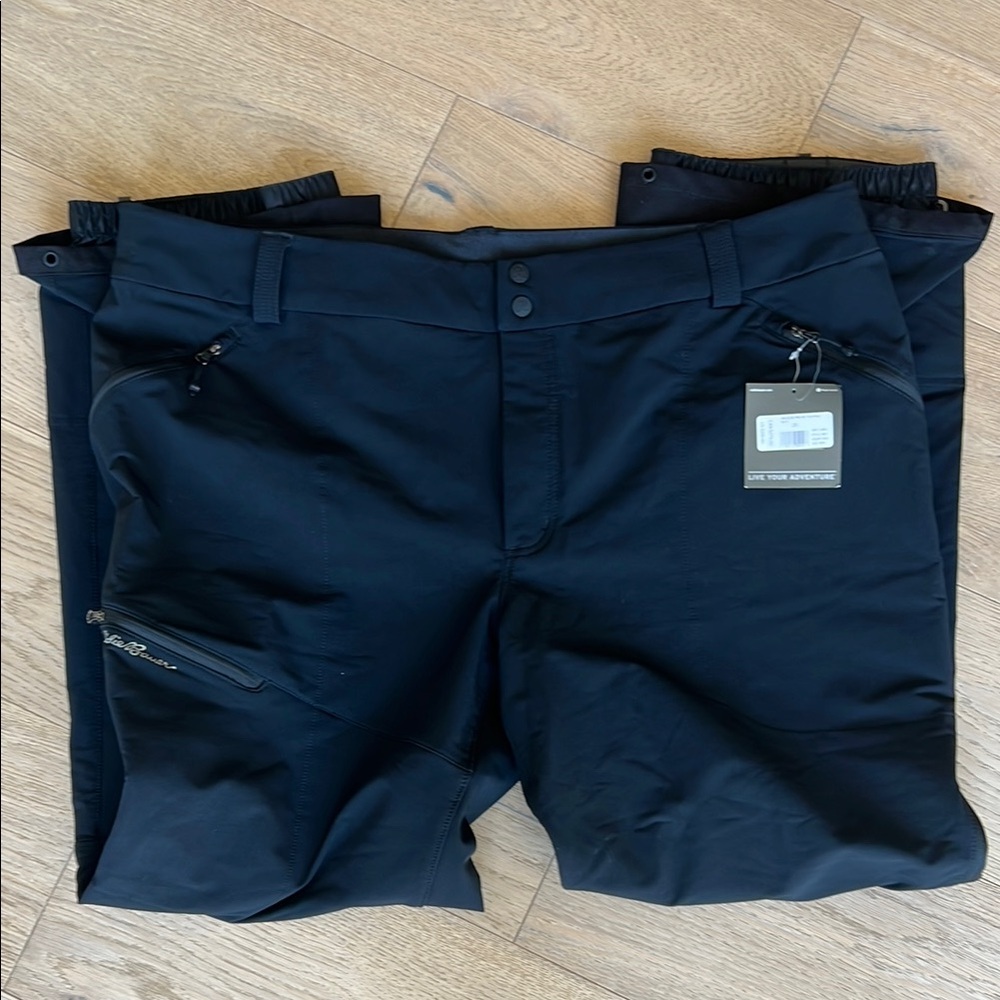 Eddie Bauer Black Glide Pro Ski Tour Pants